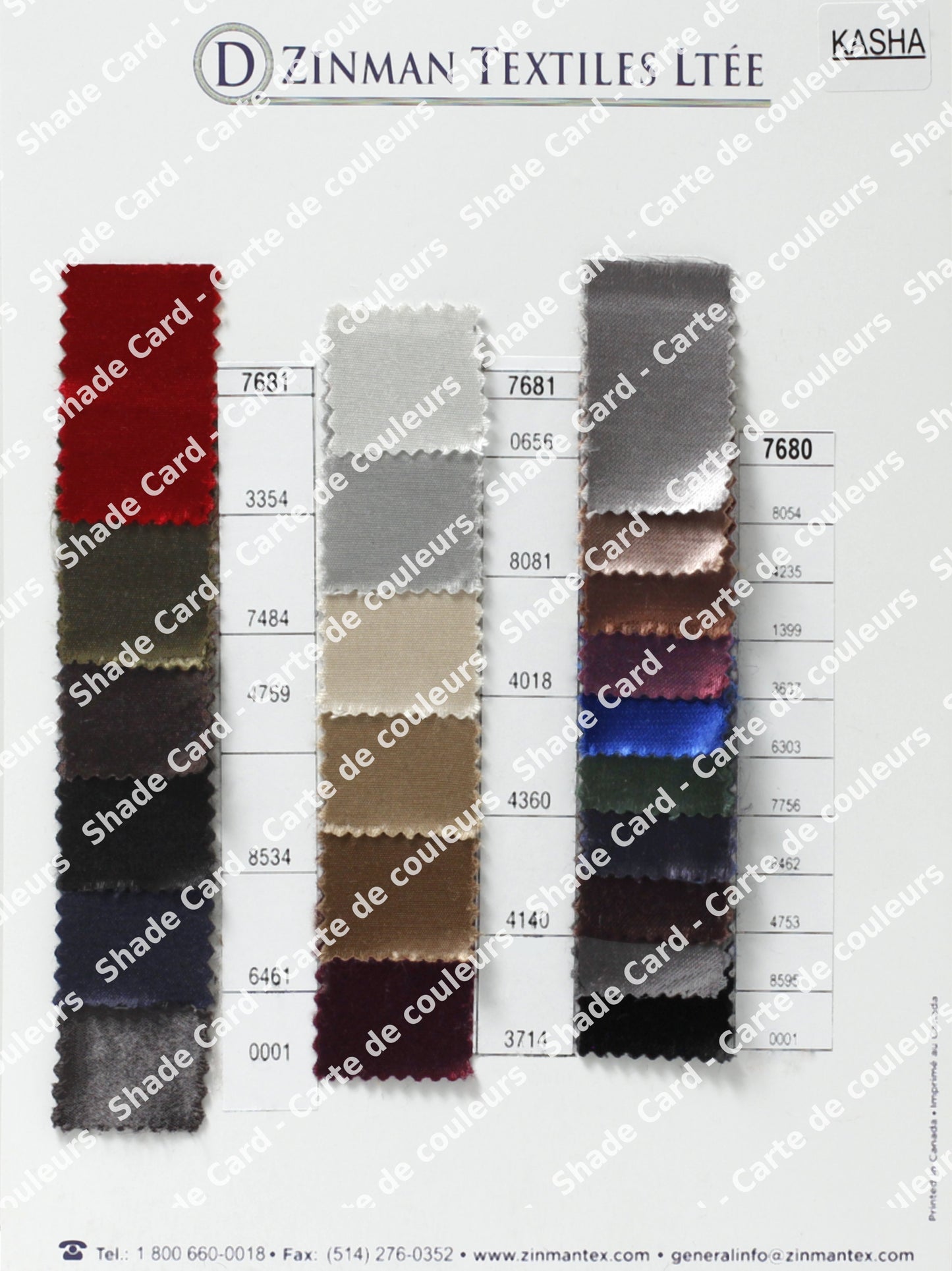 7681 | Kasha Satin