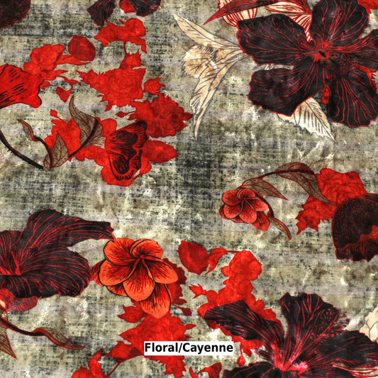 Bouquet | Velours imprimé