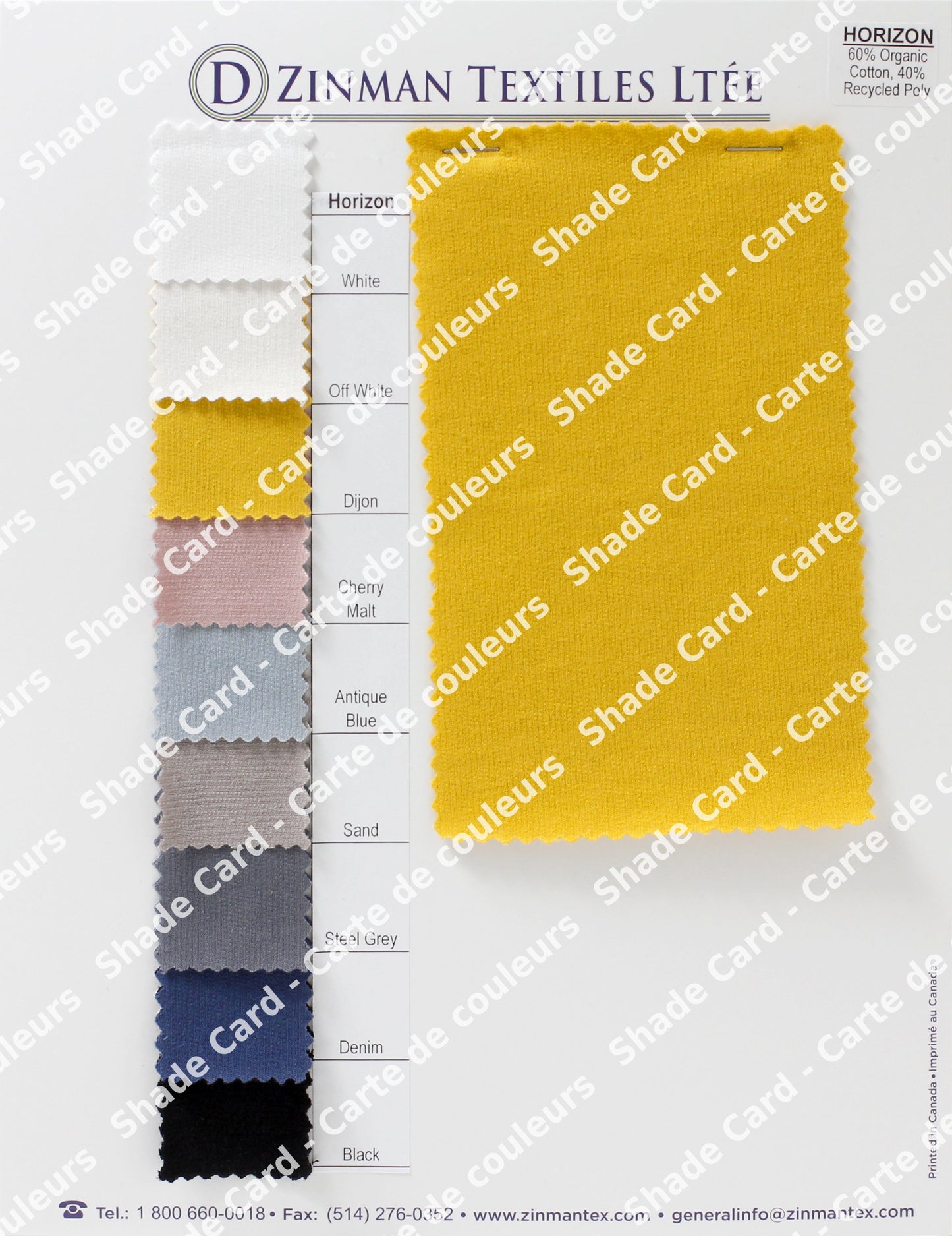 HORIZON | Tissu bouclette en coton biologique