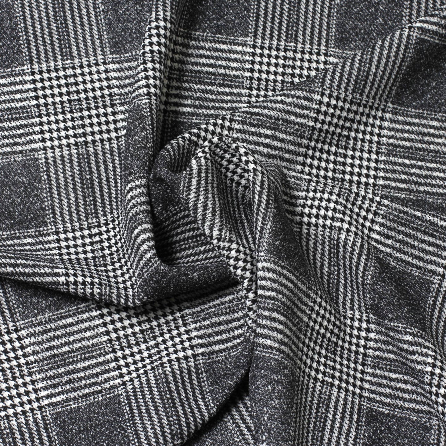 ROYALTY | Crêpe scuba imprimé pied-de-poule