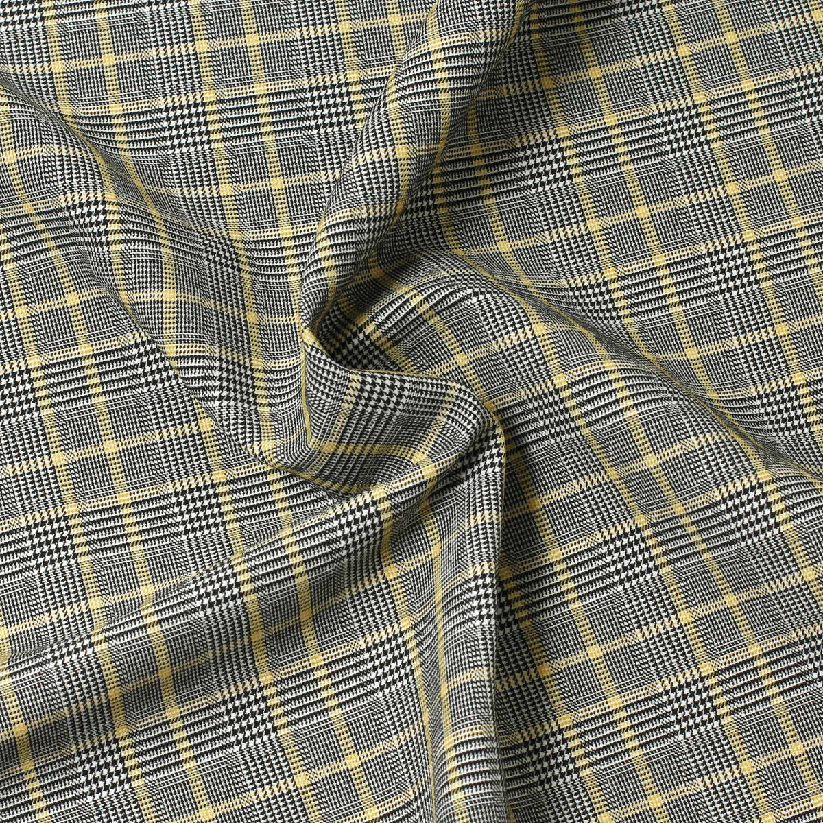 YELLOW HOUNDS | Houndstooth Plaid