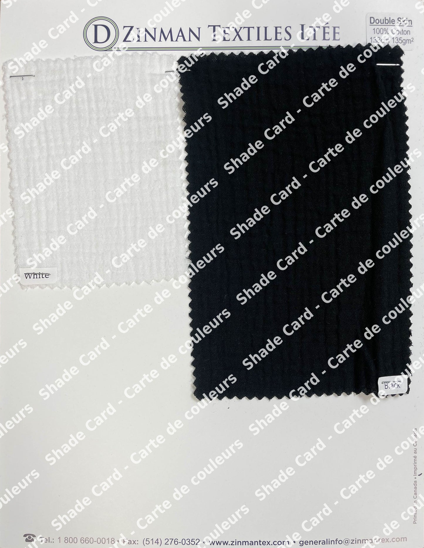 Gift Shade Card | Carte de couleur cadeau