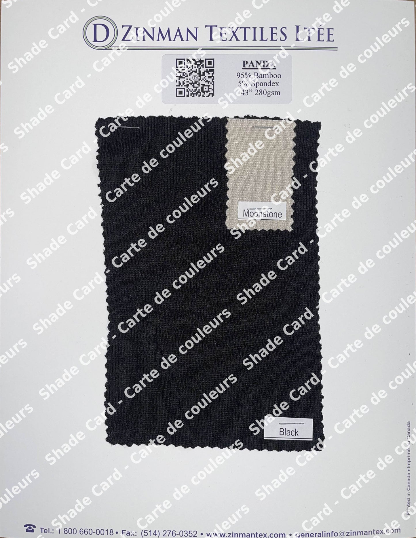 Gift Shade Card | Carte de couleur cadeau