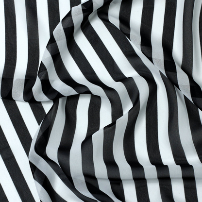11005 STRIPE | Striped Chiffon
