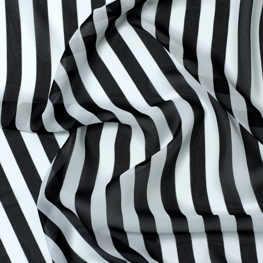 11005 STRIPE | Striped Chiffon