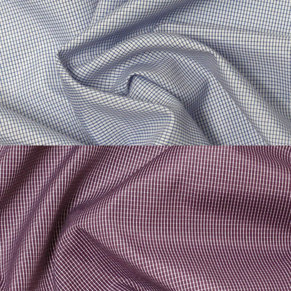 2827 | Small Check Shirting