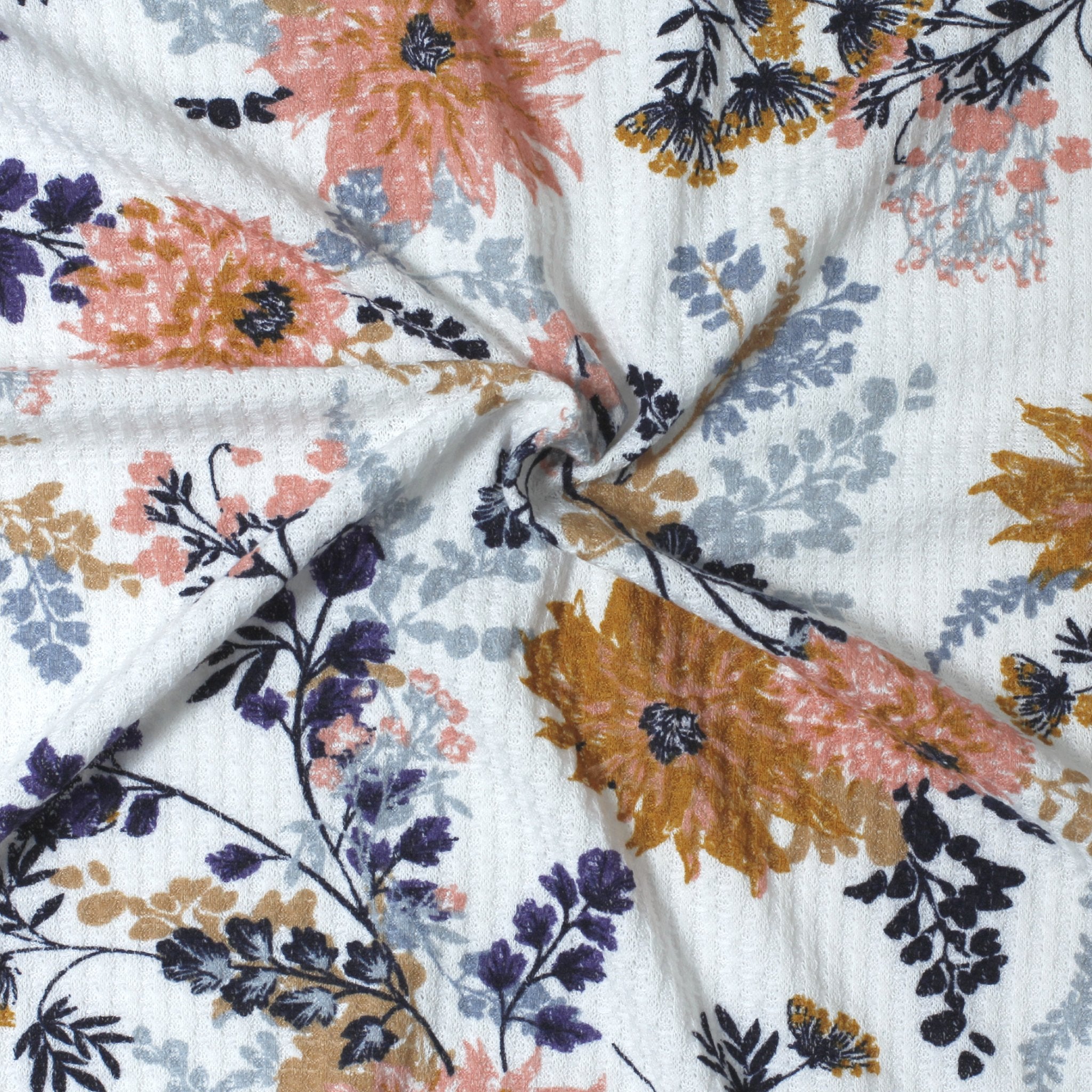 436-950PR | Tricot Gaufré Imprimé