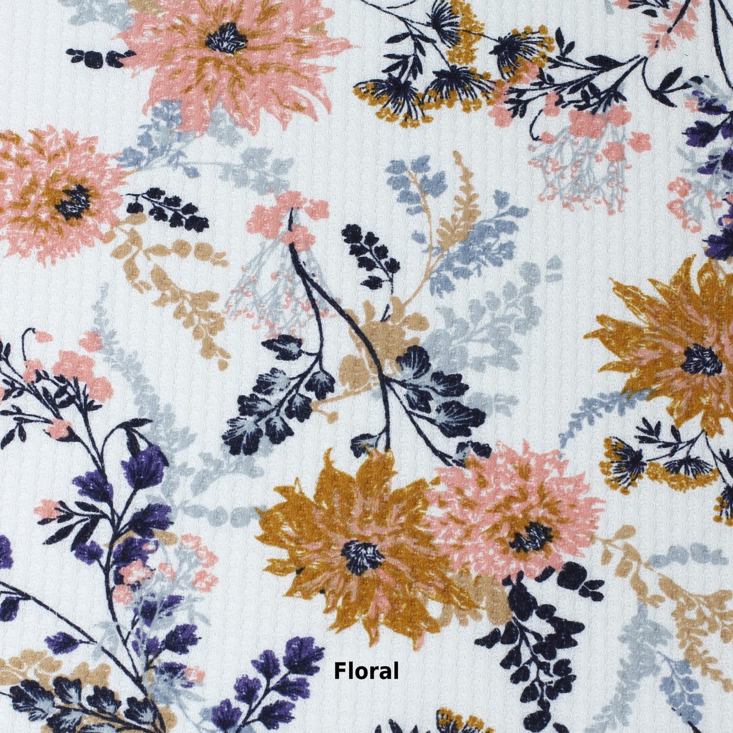 436-950PR | Tricot gaufré imprimé