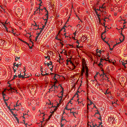 81551-1137/DZ21 | Imprimé Style Cachemire sur Tricot Interlock