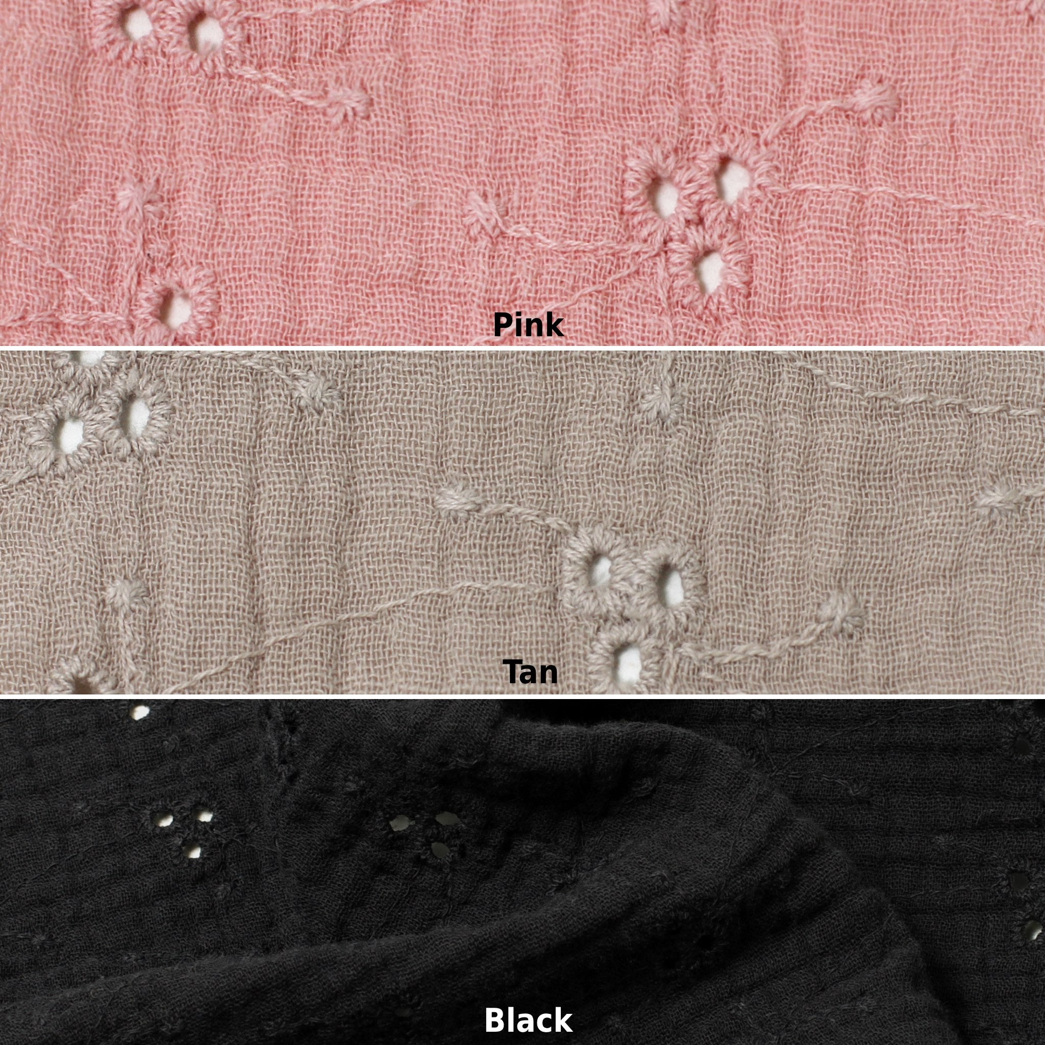 BOHO | Cotton Double Gauze Eyelet