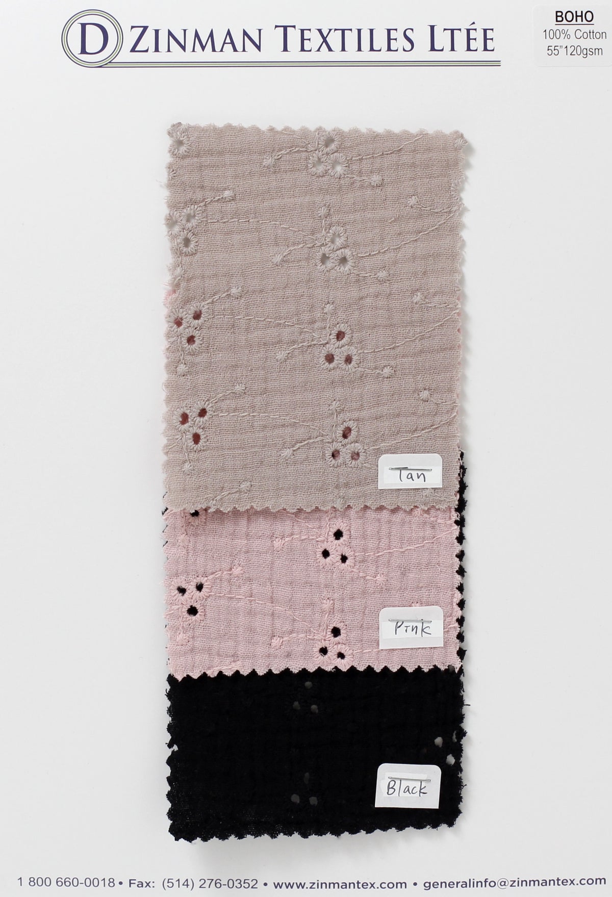 BOHO | Cotton Double Gauze Eyelet