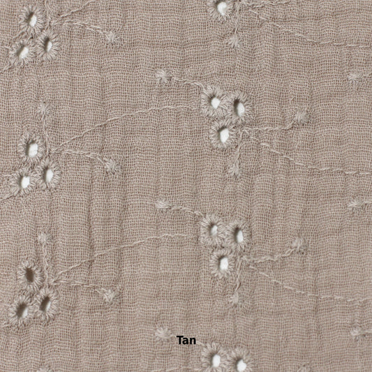 BOHO | Cotton Double Gauze Eyelet
