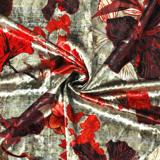 Bouquet | Printed Velvet