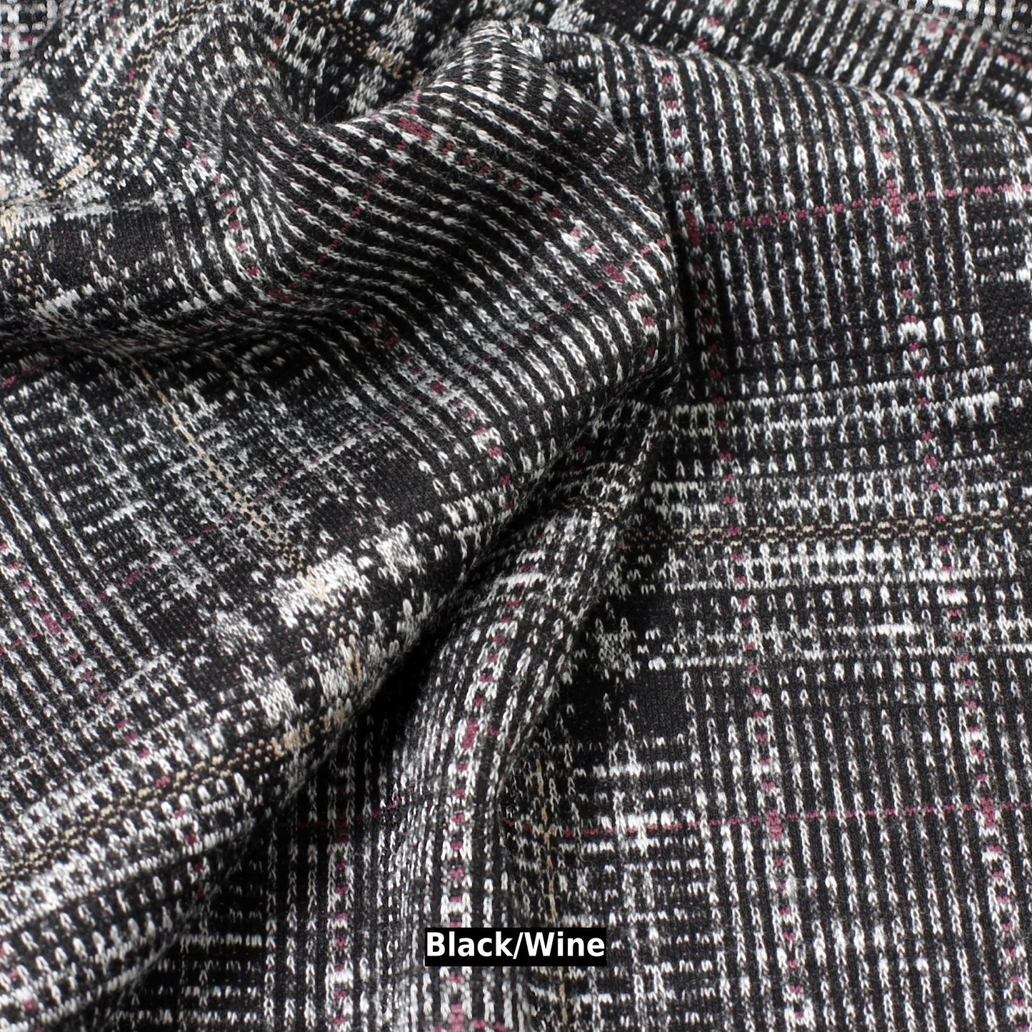 CUADRADO | Plaid Knit Jacquard