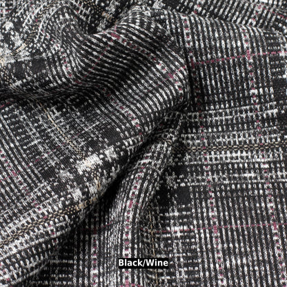 CUADRADO | Plaid Knit Jacquard