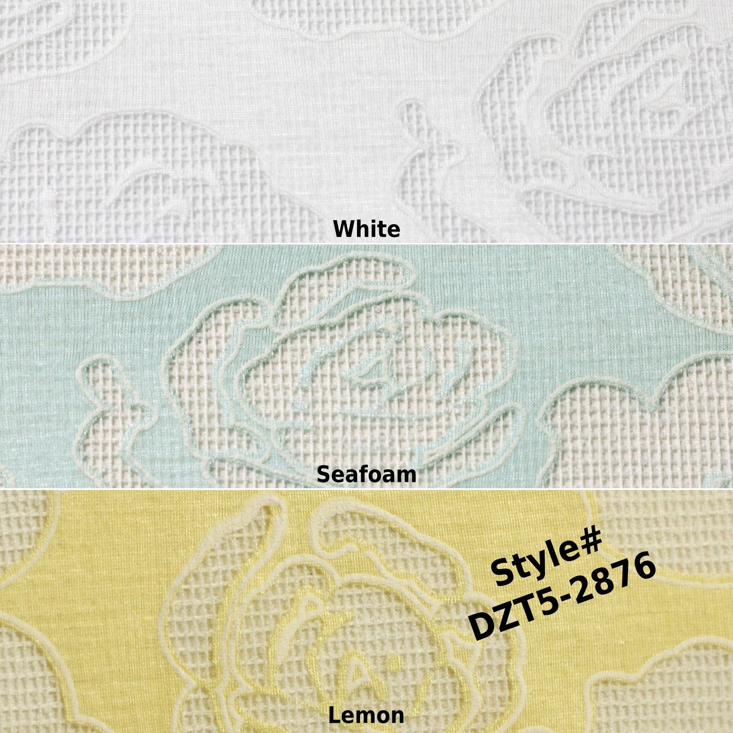 SHADE CARD / SAMPLE SWATCH 7" * 9"