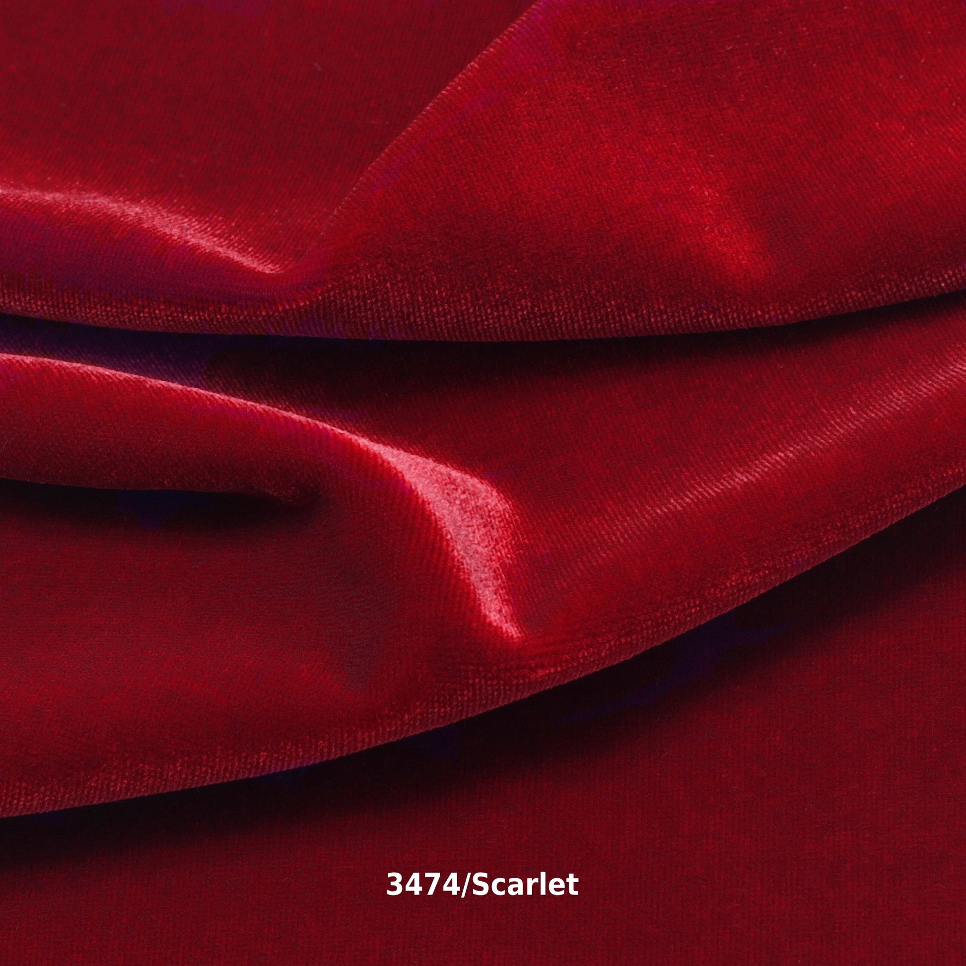 Solid Polyester Spandex Velvet 2 Ways Stretch Medium Weight Fabric