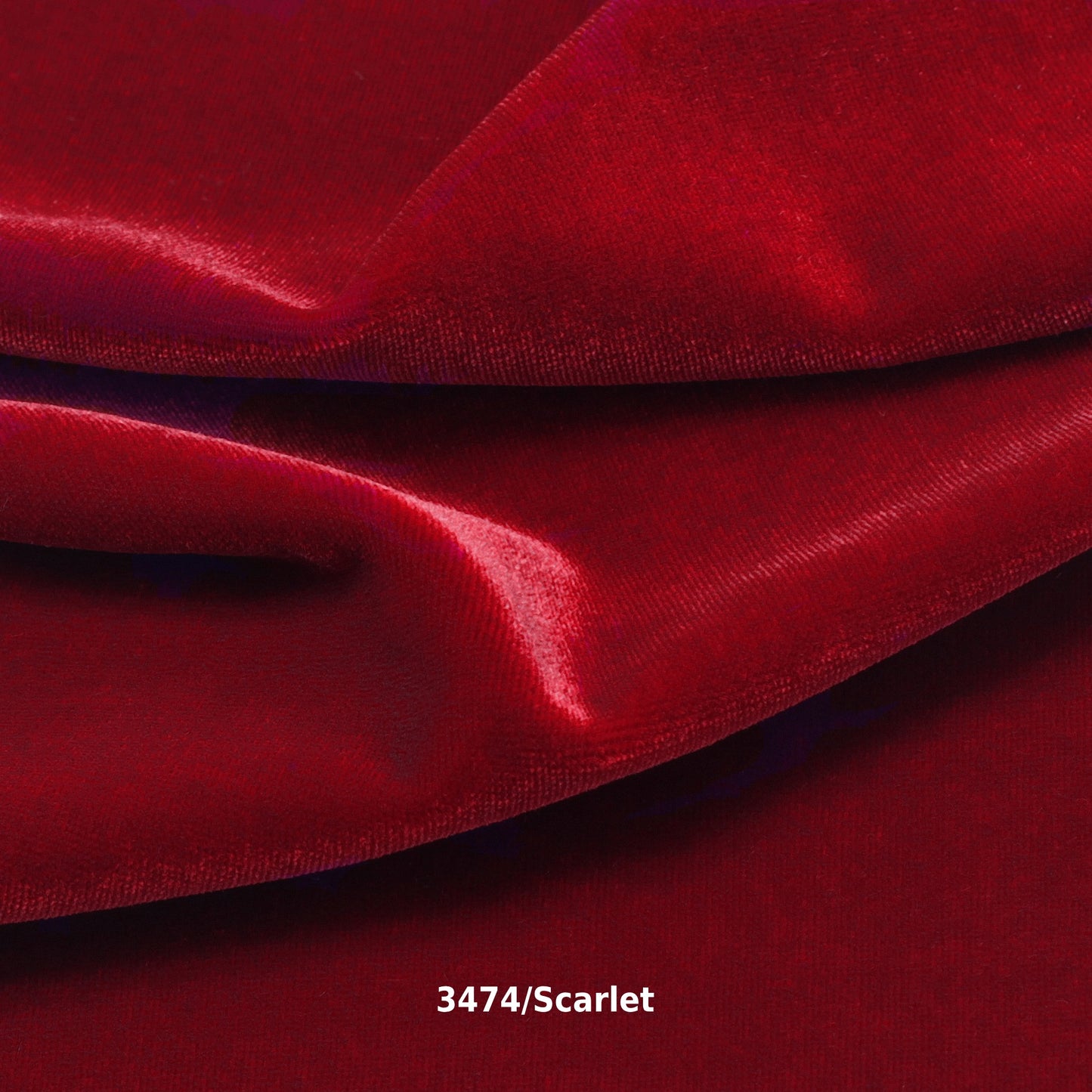 Stretch Velvet Red