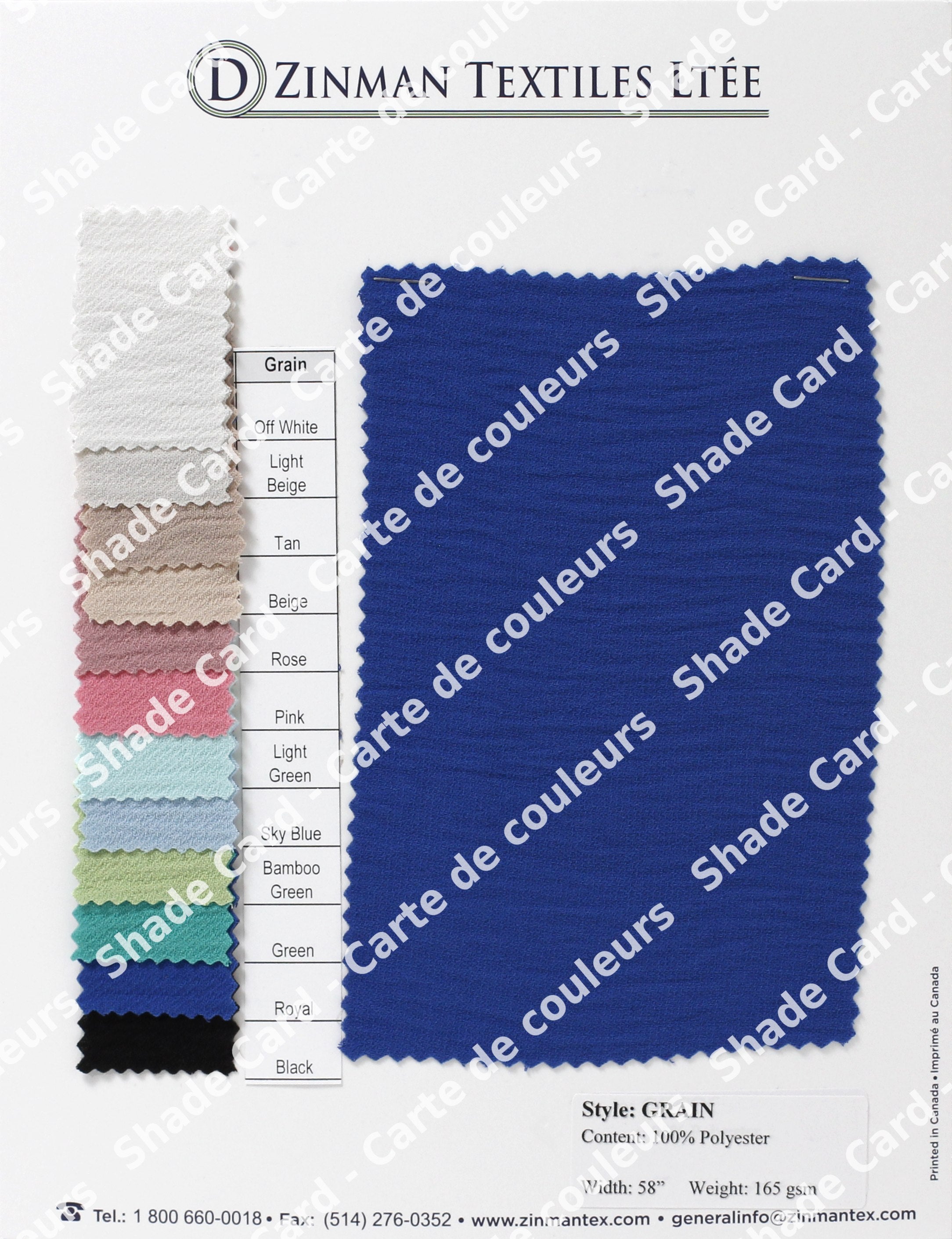 GRAIN | Crêpe Froissée