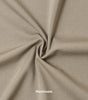 A swatch of knit pique fabric in a taupe color, showing the texture and weave of the material.