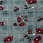 ROYAL GARDEN | Houndstooth Scuba Crepe