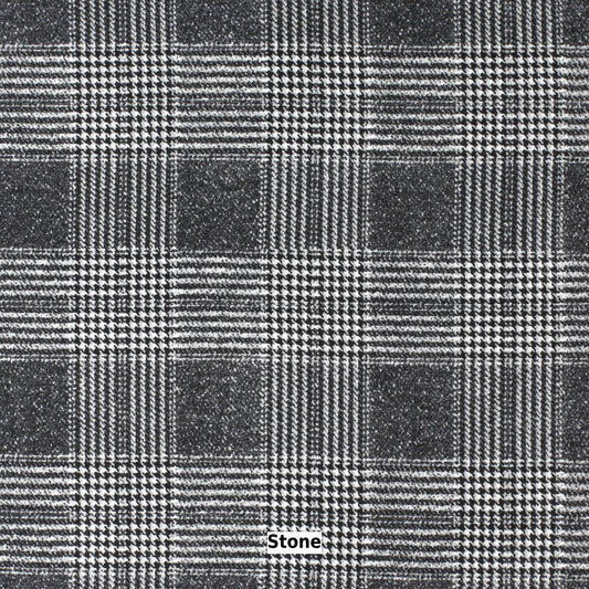 ROYALTY | Crêpe scuba imprimé pied-de-poule