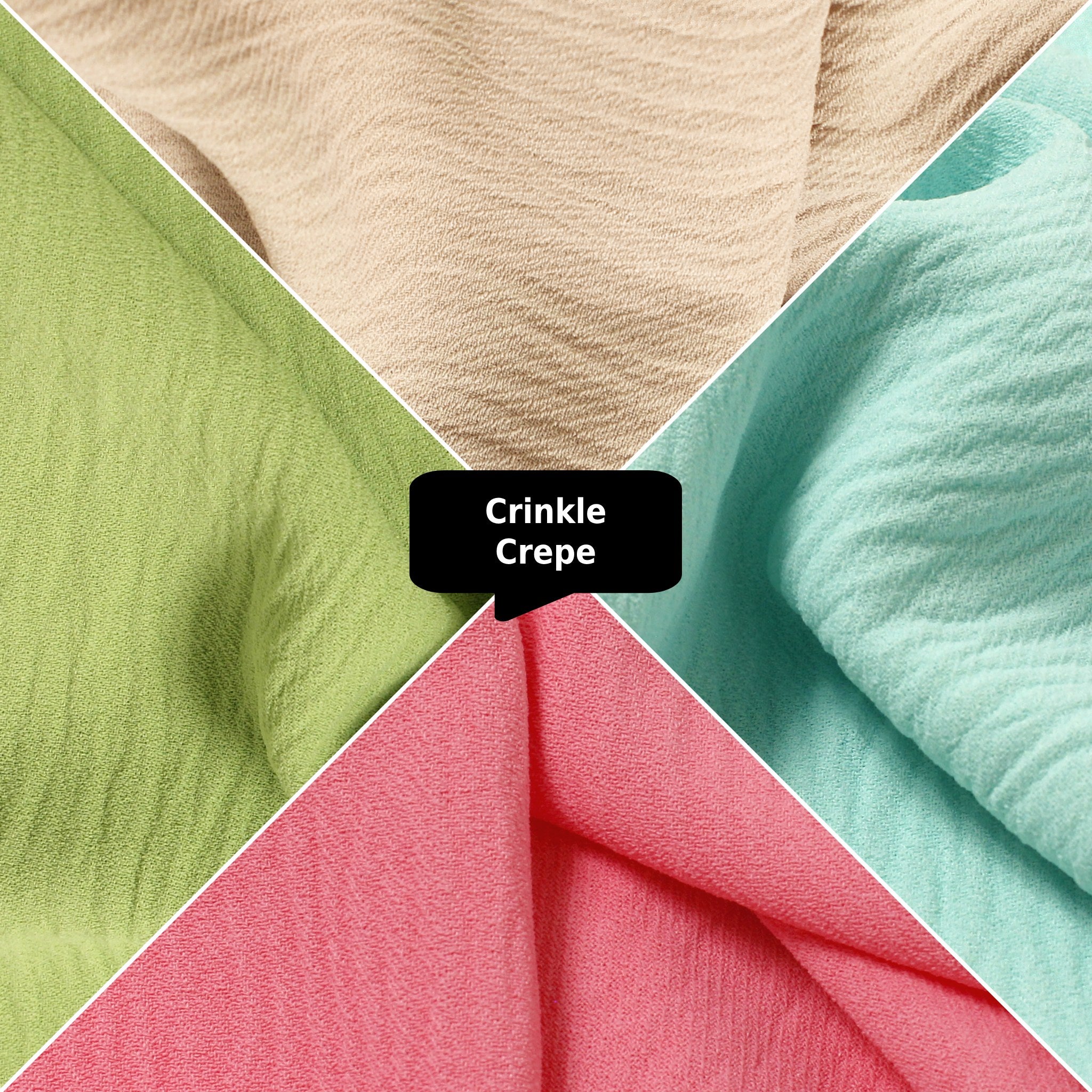 GRAIN | Crêpe Froissée