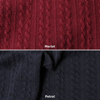 TWIST KNIT | Cable Knit Look