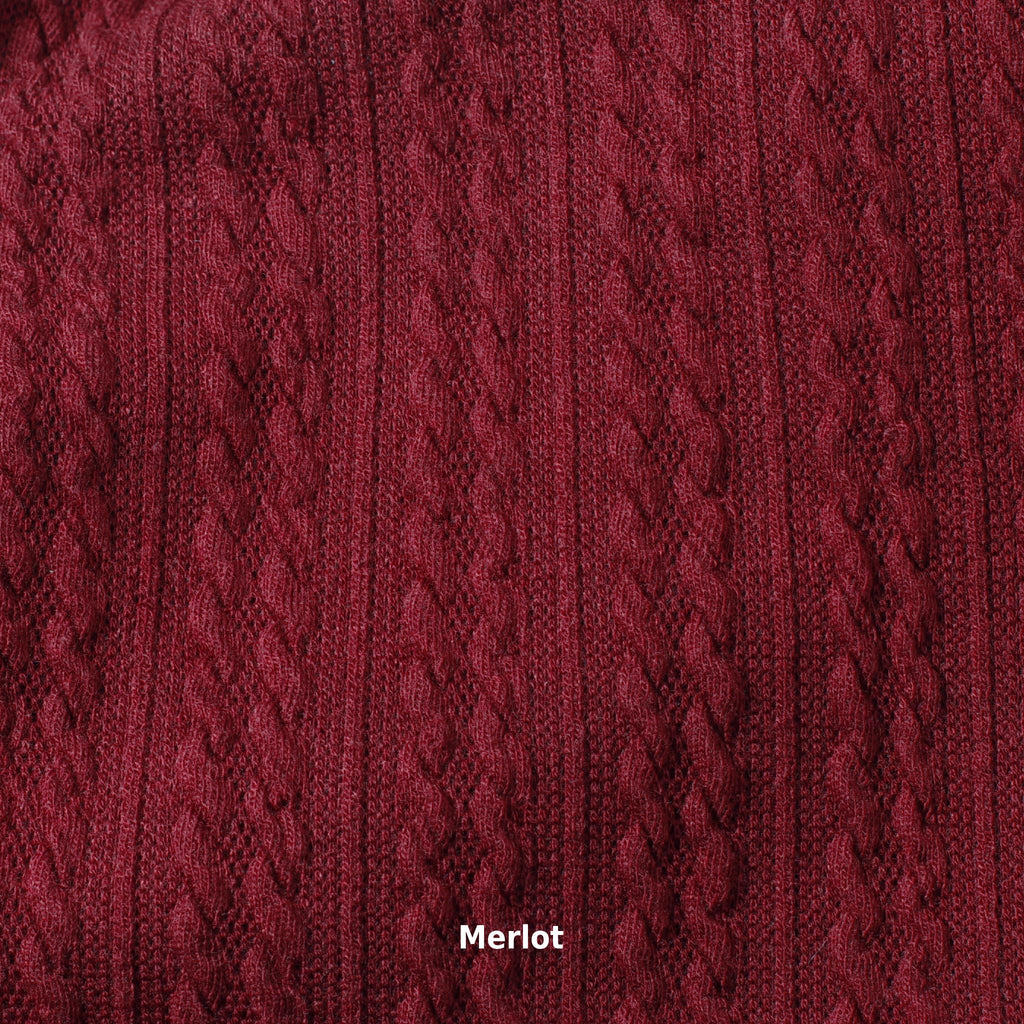 TWIST KNIT | Cable Knit Look