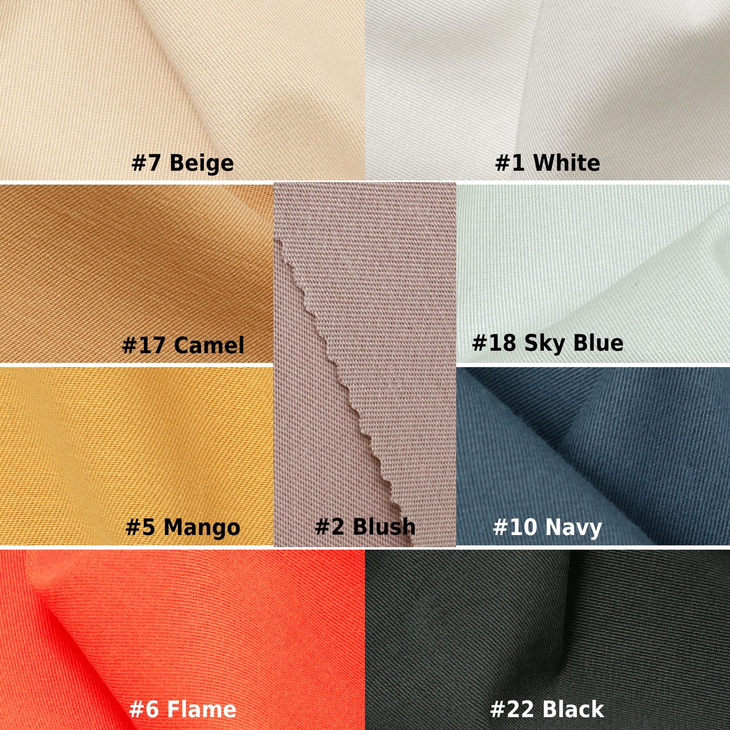 VERDADERO | Cotton Tencel Twill