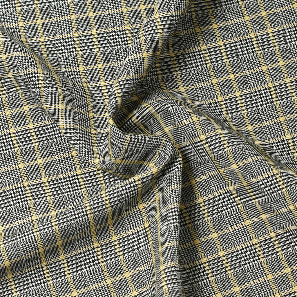 YELLOW HOUNDS | Houndstooth Plaid
