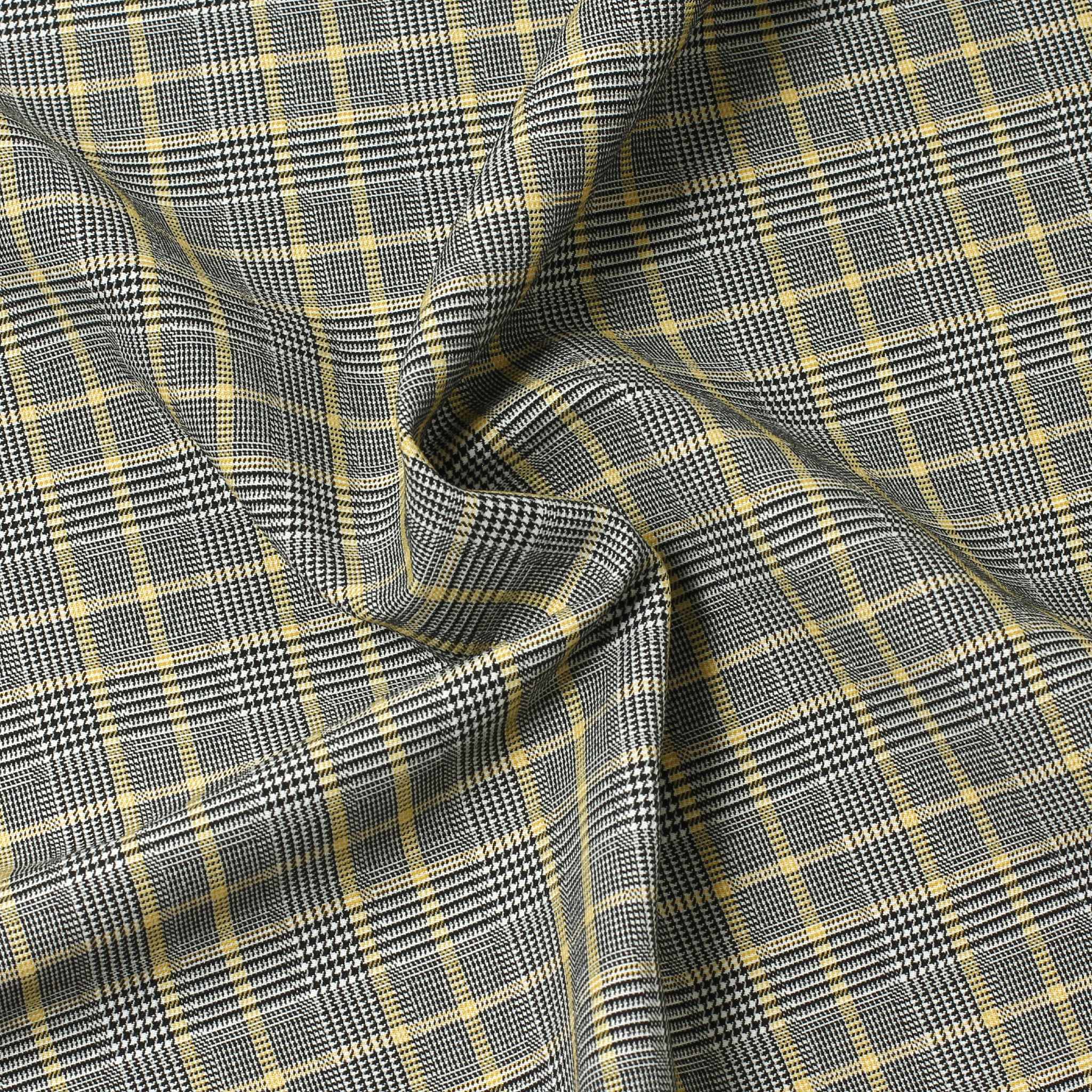 YELLOW HOUNDS | Houndstooth Plaid